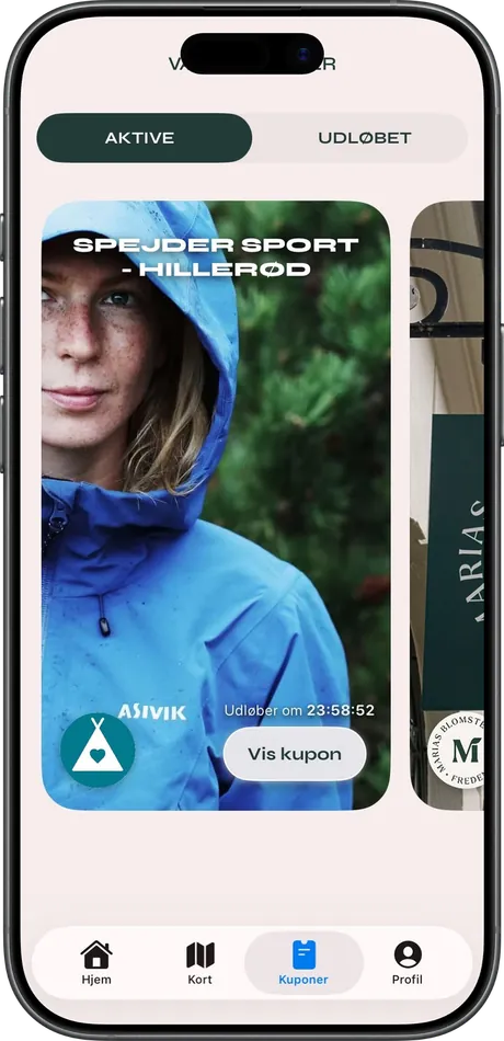 Coupons in the app
